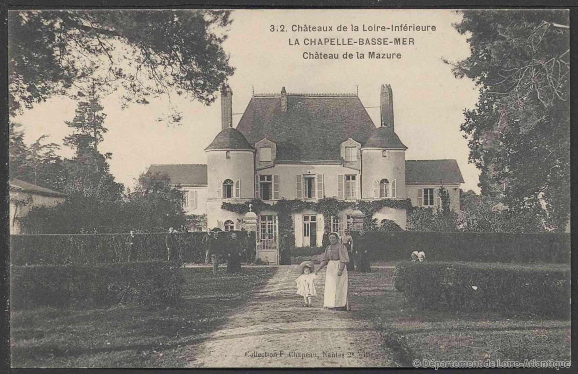 Domaine De La Mazure Bed & Breakfast La Chapelle-Basse-Mer Exterior photo